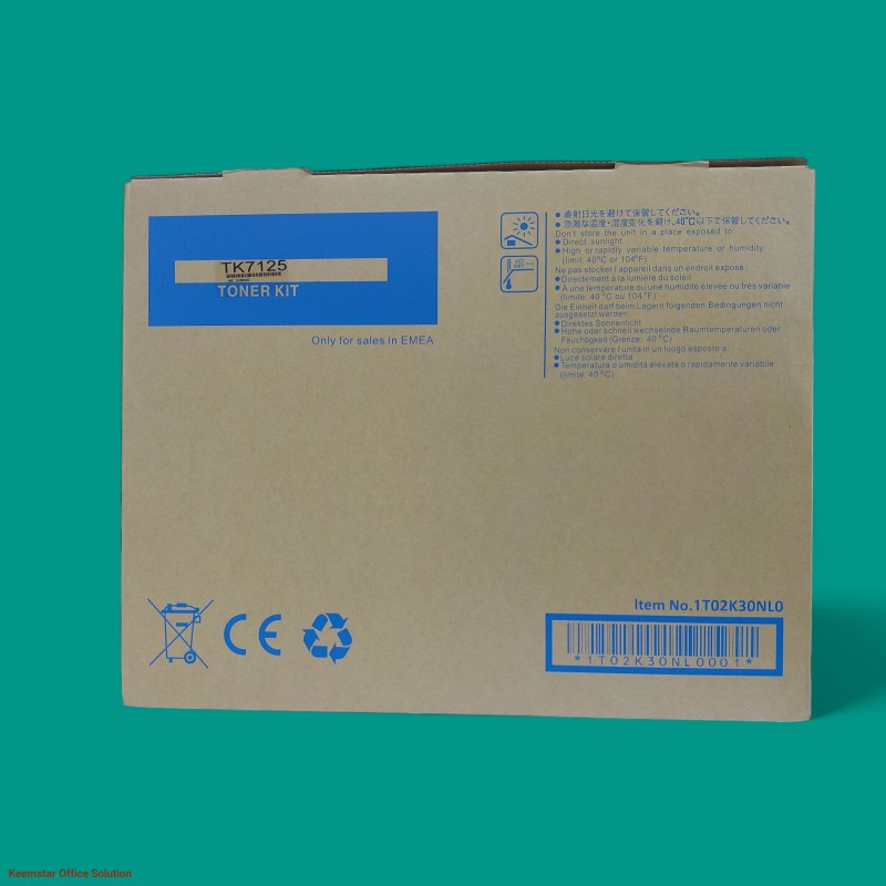 Kyocera TK7125 Toner Cartridge - High-Yield Black Toner for Kenyan Market