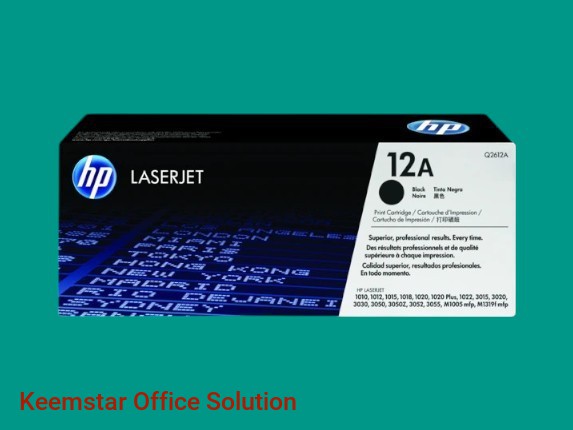 HP 12A Toner Cartridge - High-Yield Black Ink for LaserJet