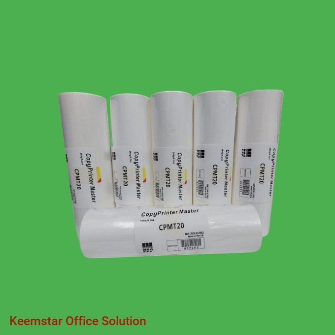 Ricoh Copy Printer Master Roll - Gestetner CPMT20 Duplicator Master Paper High Impression