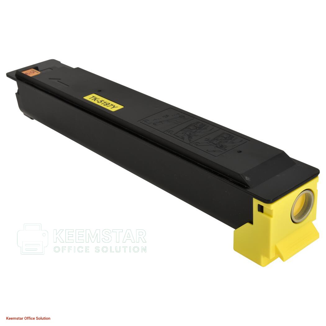 Genuine Kyocera ECOSYS TK5195 Yellow Toner Cartridge – Compatible with TASKalfa 306ci, 307ci, 308ci, Copystar CS306ci, CS307ci, CS308ci