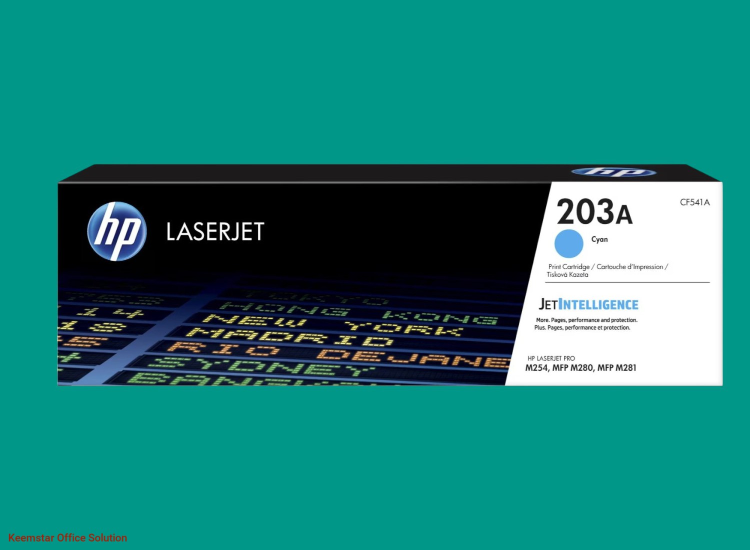 Original HP 203A Cyan Toner Cartridge | CF541A – High-Quality, Vivid Color Printing