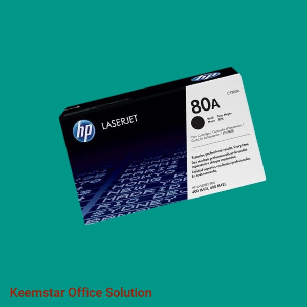 HP 80A Toner Cartridge (CF280A) - Black Original LaserJet Toner for HP LaserJet Pro 400