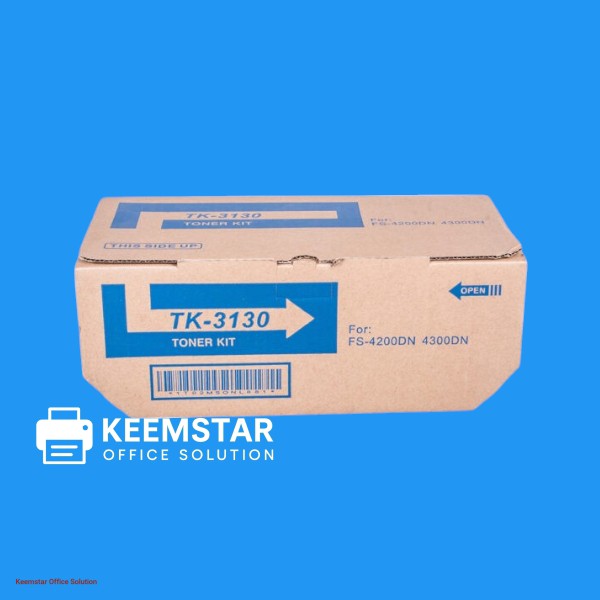 Genuine Kyocera TK-3130 Toner Cartridge – For FS-4200DN, FS-4300DN, ECOSYS M3550idn, M3560idn – High Yield Black