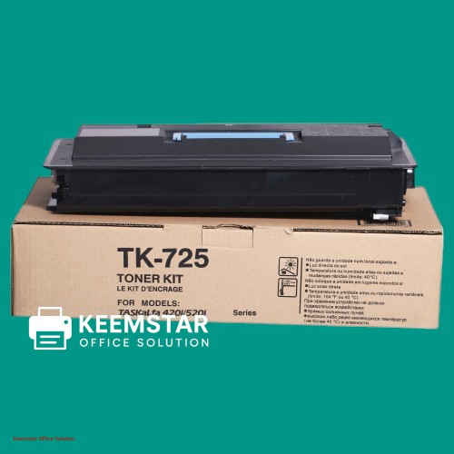 Genuine Kyocera TK-725 Toner Cartridge – For TASKalfa 420i, 520i | High-Yield Black Toner